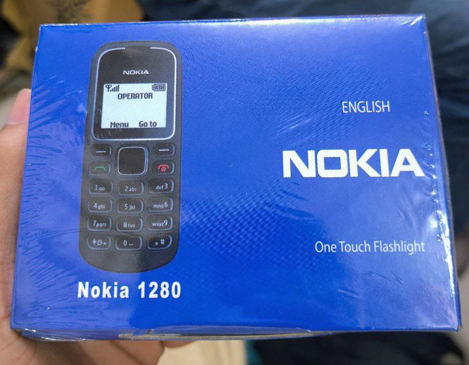 Nokia 1280 Button Phone Single Sim