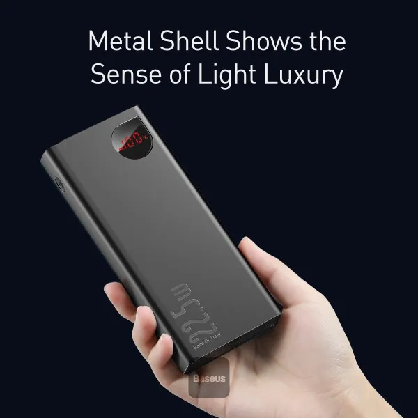 Baseus Adaman Metal Digital Display Quick Charge Power Bank 22.5W