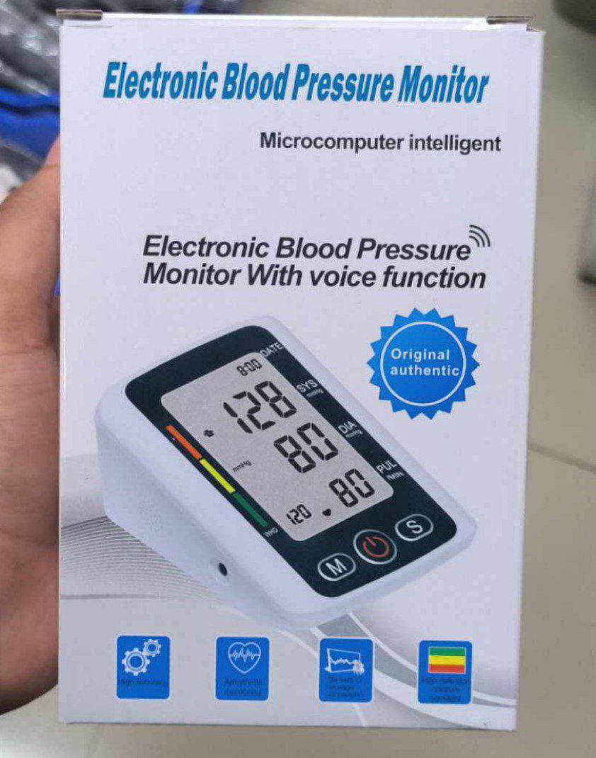 Electronic Blood Pressure Monitor with Voice Function